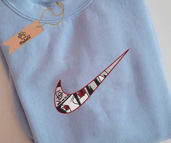 Uchiha Itachi Embroidered Shirt, Anime  Unisex Sweatshirt,   Anime Sweatshirt, Embroidered Gift