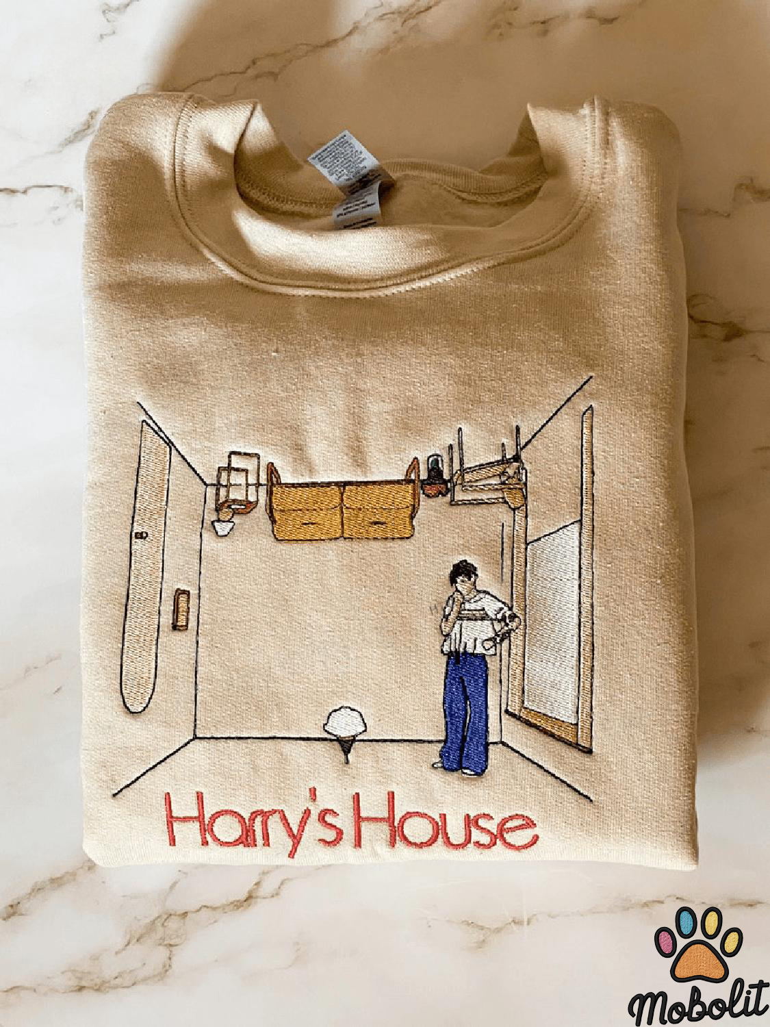 Harrys House Harry Styles Harries Fan Gifts The Embroidered, Embroidery Sweatshirt Tshirt Hoodie For Fan