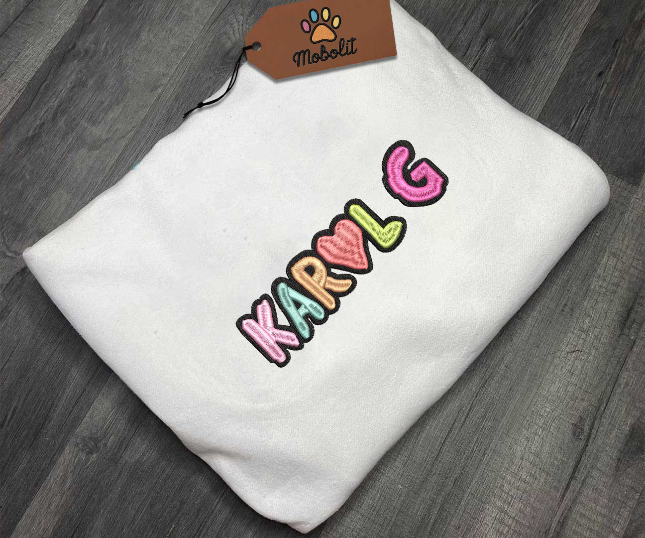 Karol G Musican Embroidered Sweatshirt, Trending Embroidered Sweatshirt Hoodie Tshirt For Fan