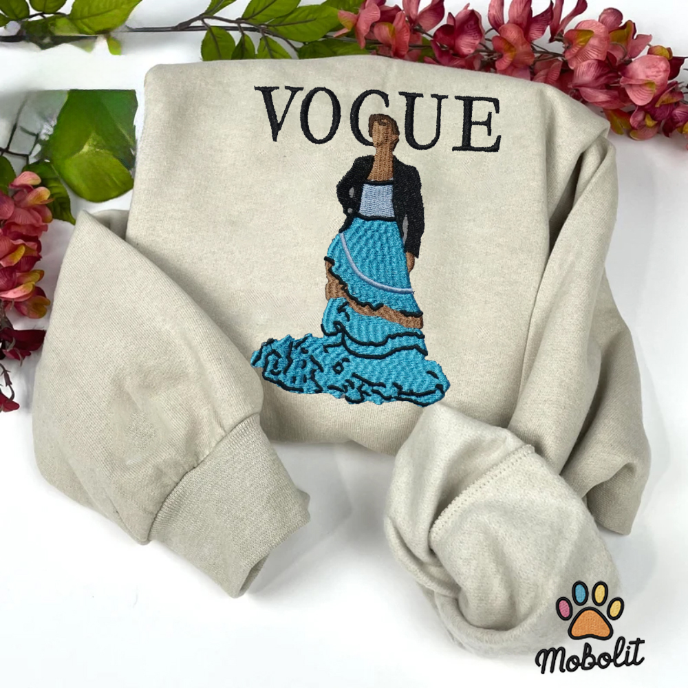 Printed shirt or Hot Vogue Harry Styles In Dress Embroidered Sweatshirt