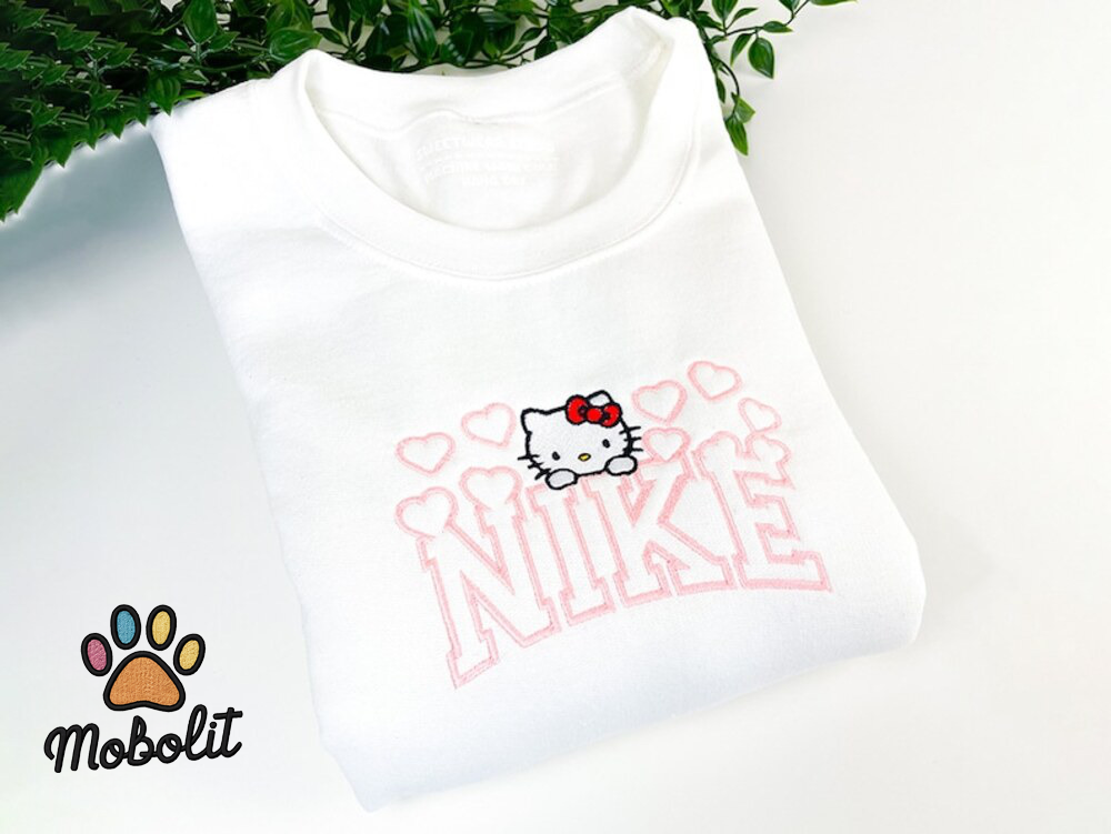 Printed shirt or Kitty Printed shirt or Embroidered Sweatshirt, Birthday Gift Birthday gift Xmas Gift for her