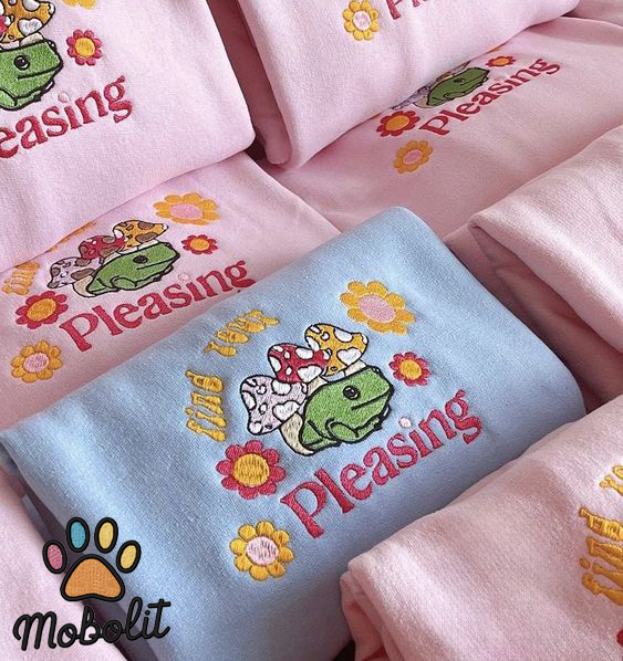 Froggy Matching Embroidered, Embroidery Sweatshirt Tshirt Hoodie For Fan