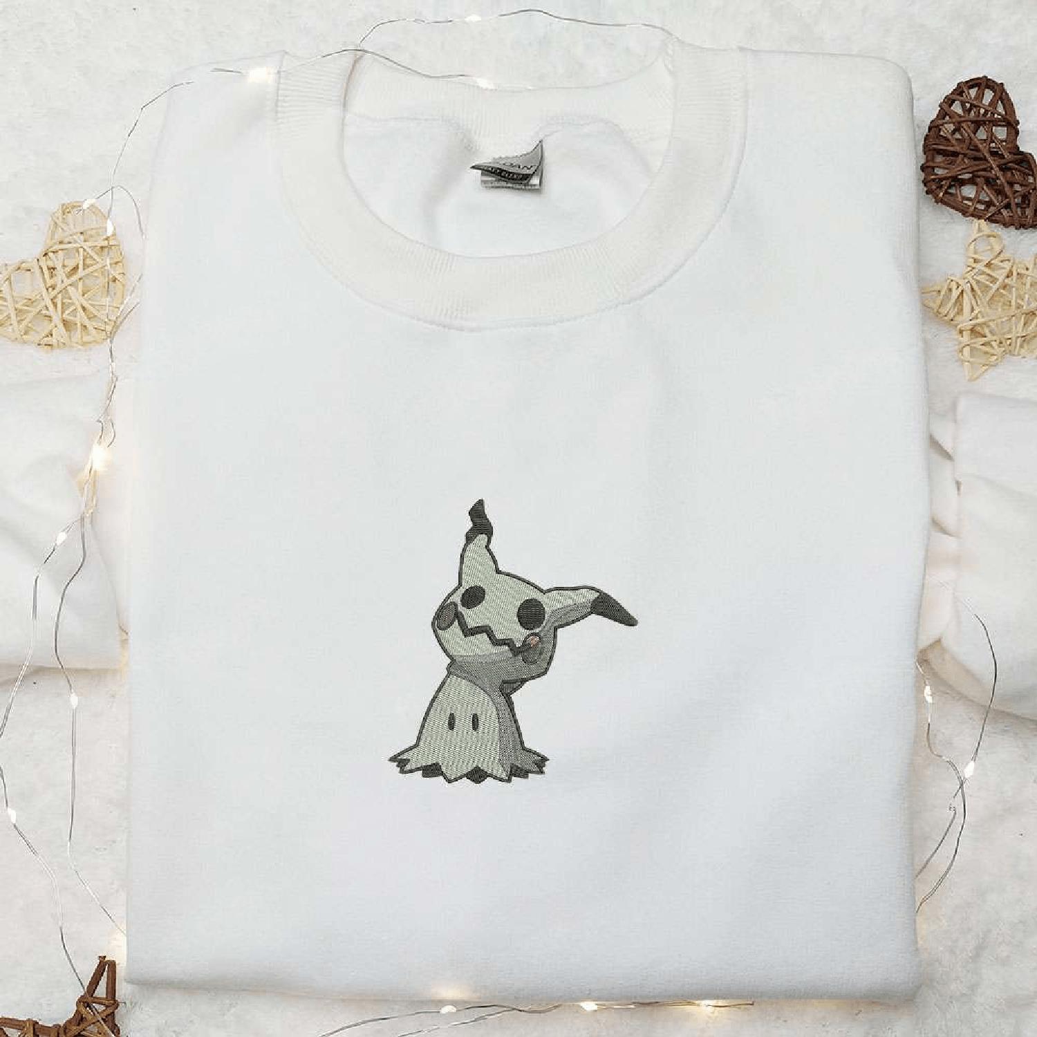 Mimikyu Pokemon Pokemon  Anime  Hoodie Tshirt Embroidered Sweatshirt For Fan