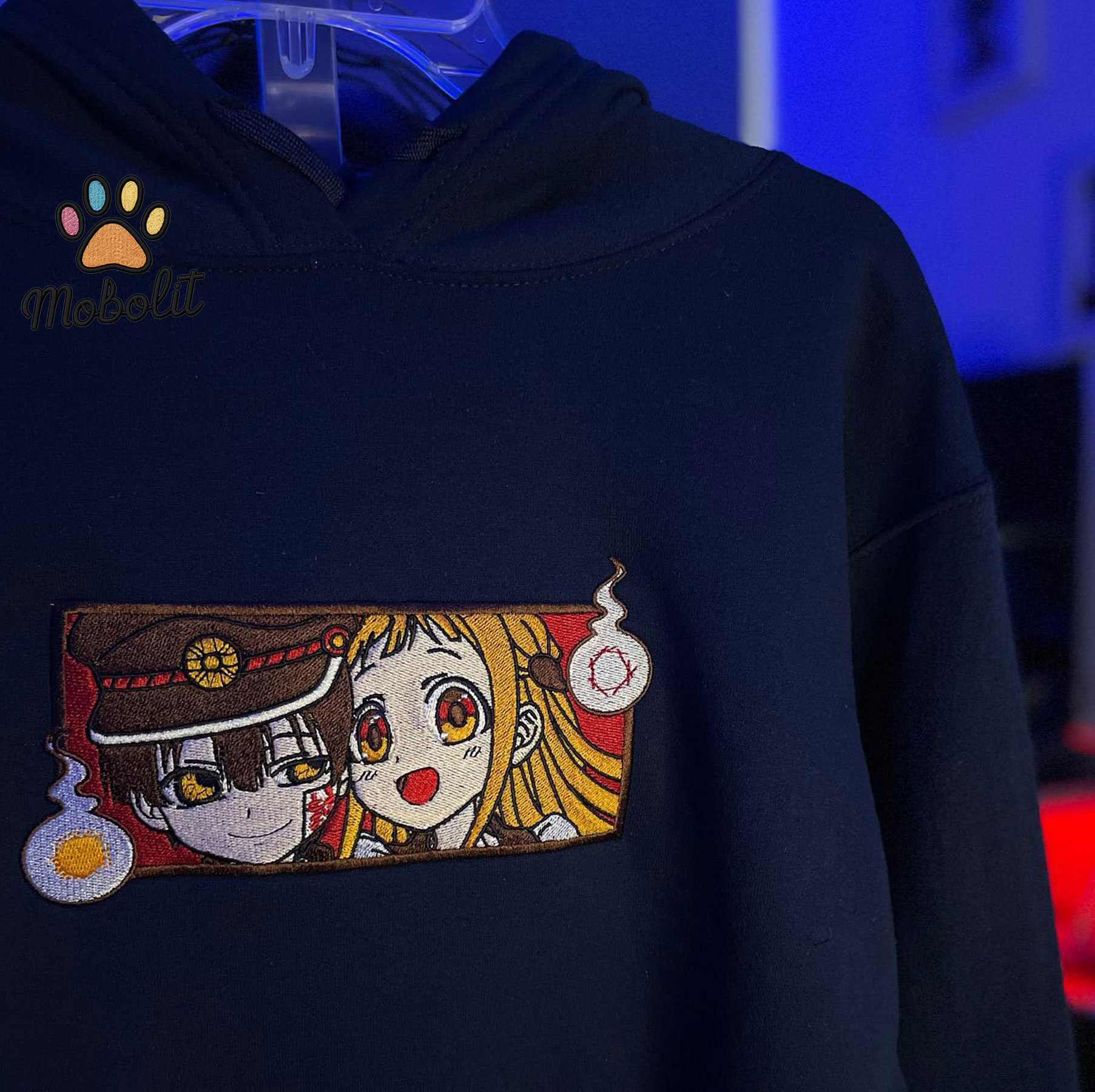 Anime Lover Hanako Yashiro Embroidered, Embroidery Sweatshirt Tshirt Hoodie For Fan Gift For Her, Gift For Him