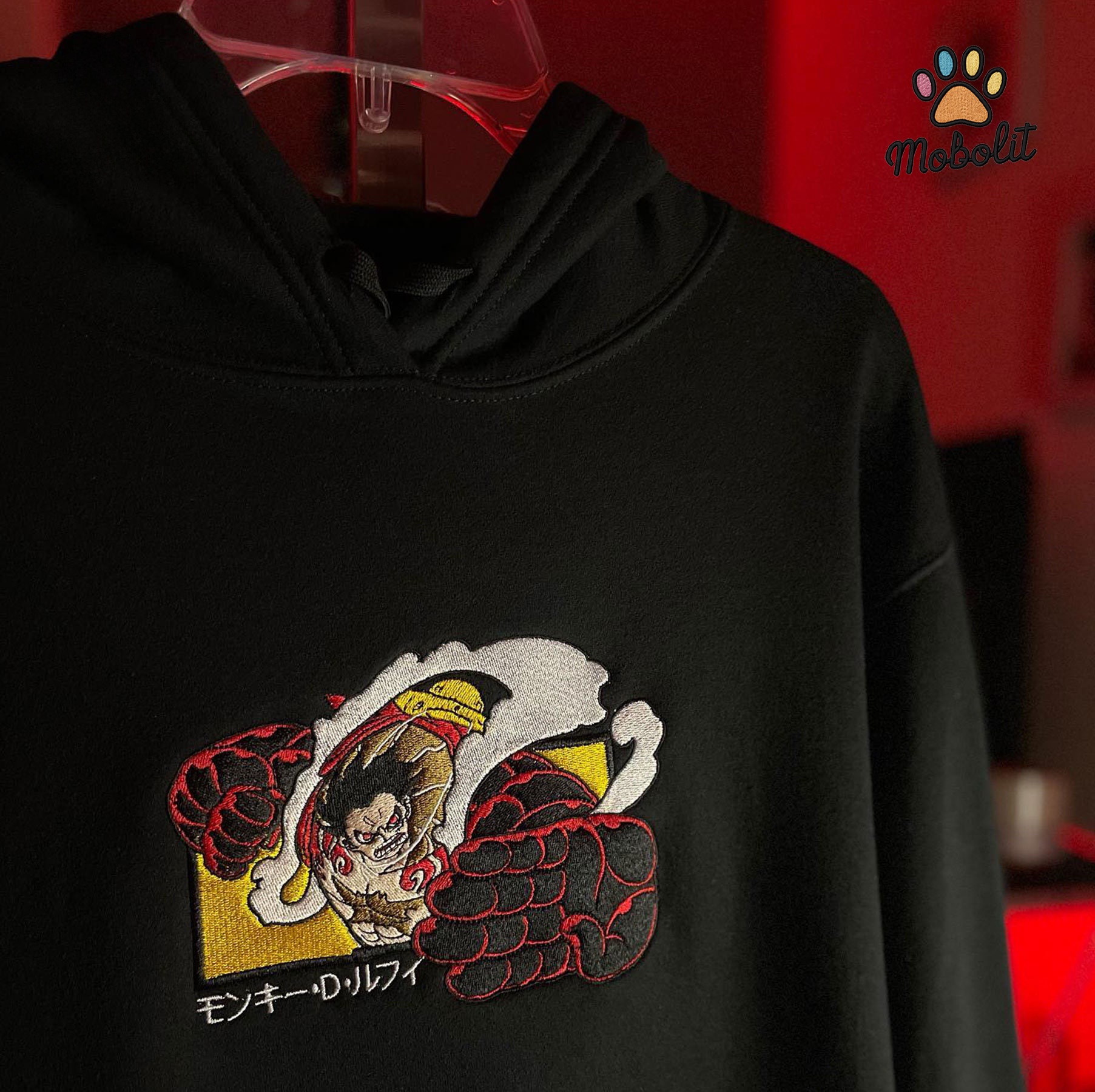 Anime Lover Monkey D. Luffy | One Piece  Embroidered, Embroidery Sweatshirt Tshirt Hoodie For Fan Gift For Her, Gift For Him