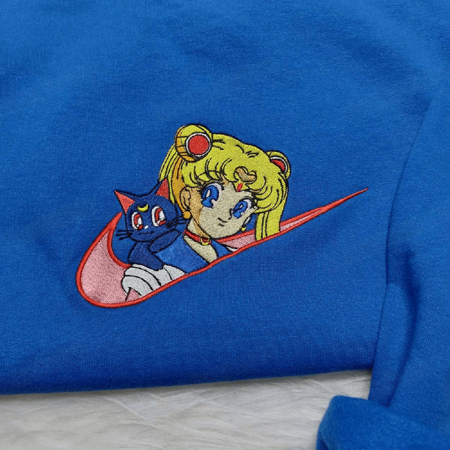 Sailor Moon Anime Gifts for Her Hoodie Tshirt Embroidered Sweatshirt For Fan