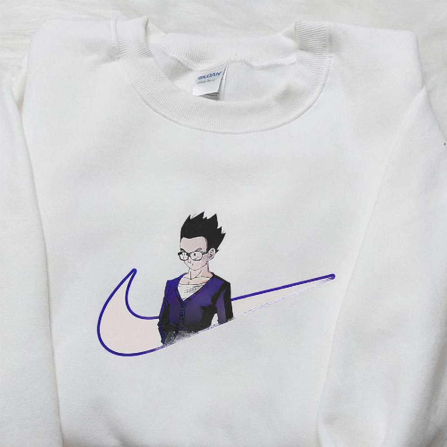 Gohan  Swoosh Anime  Dragon Ball  Hoodie Tshirt Embroidered Sweatshirt For Fan