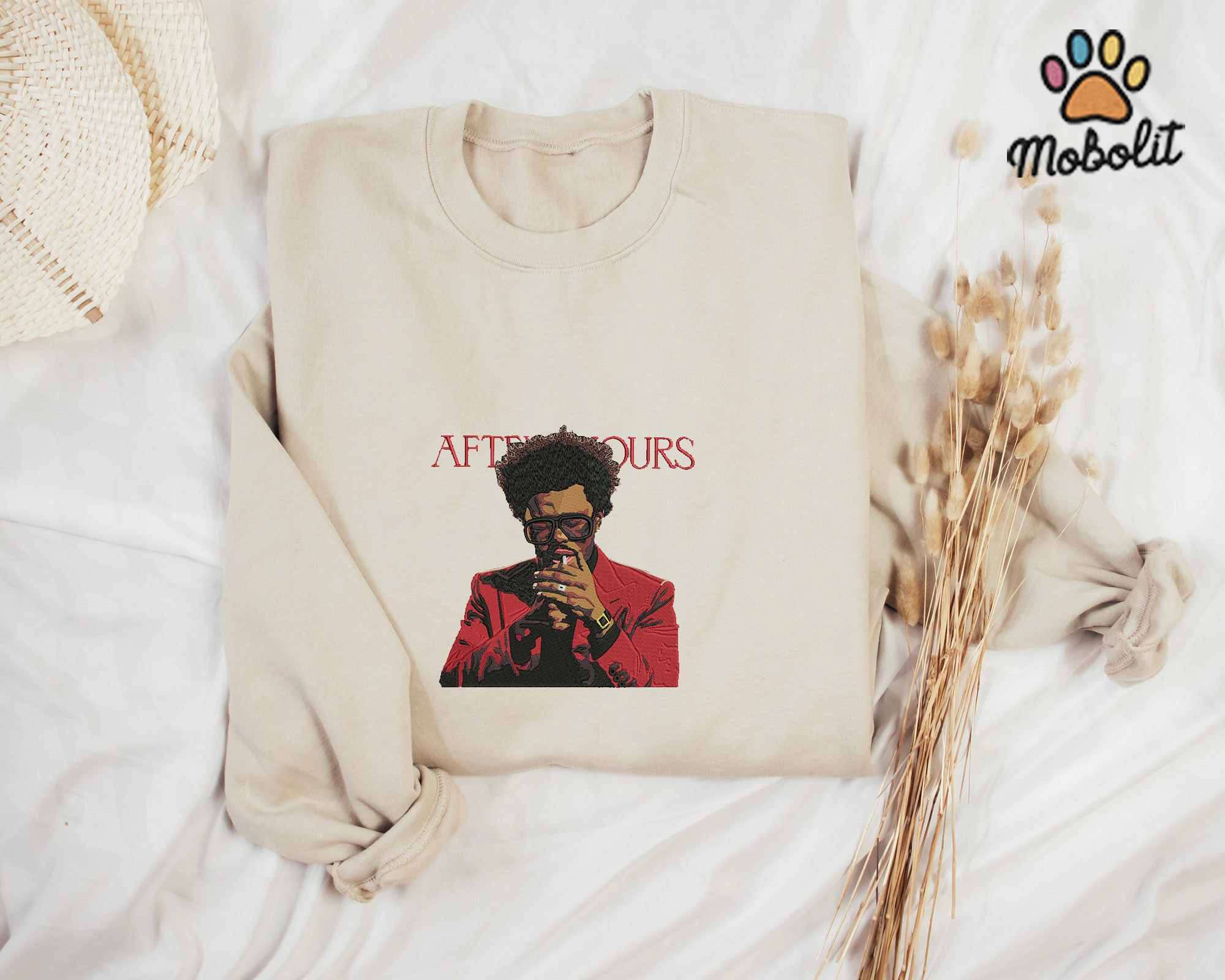 After Hours The Weekend Minimalist The Embroidered  Embroidery Sweatshirt Tshirt Hoodie For Fan