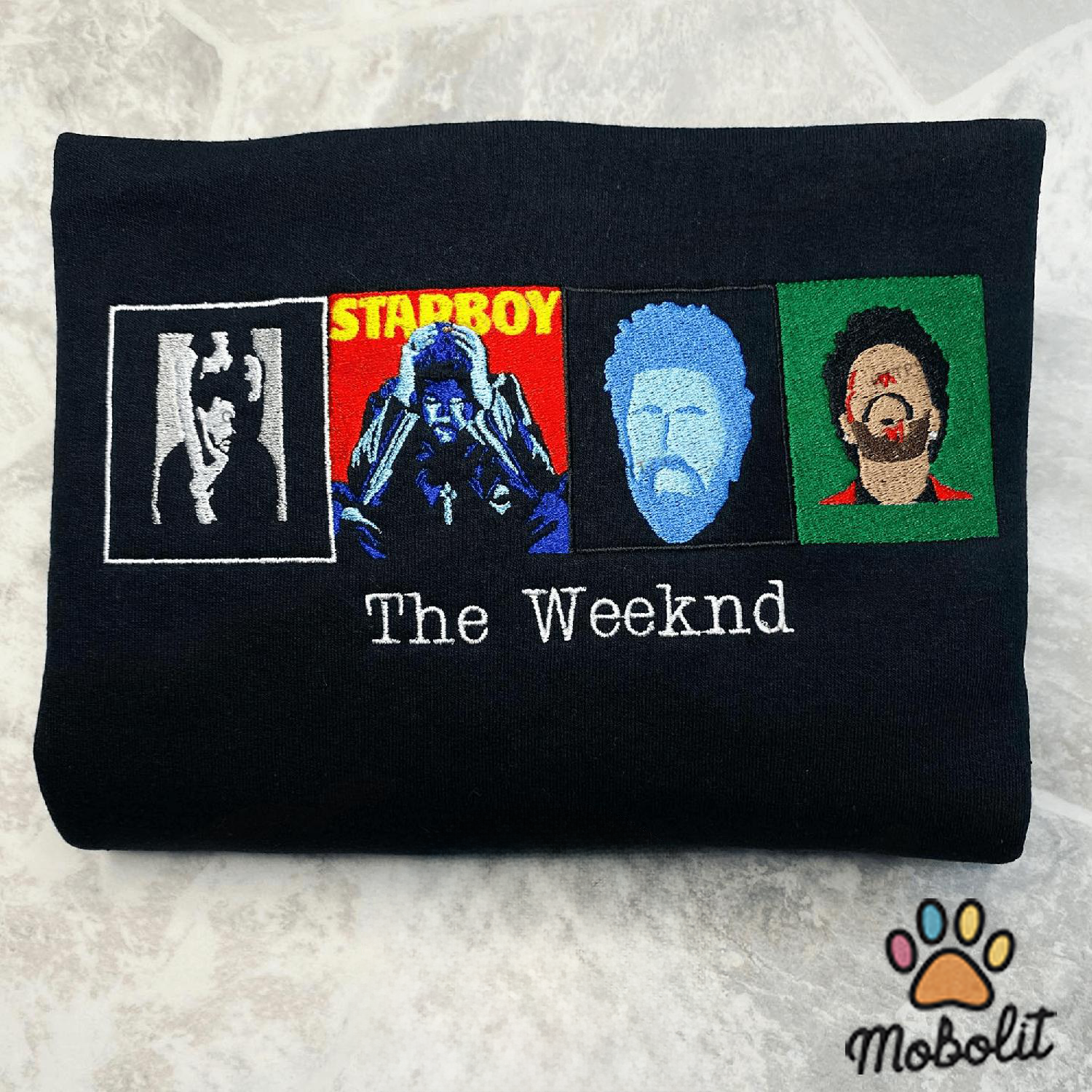 Best The Weekend XO Starboy After Hours Dawn Embroidered  Embroidery Sweatshirt Tshirt Hoodie For Fan