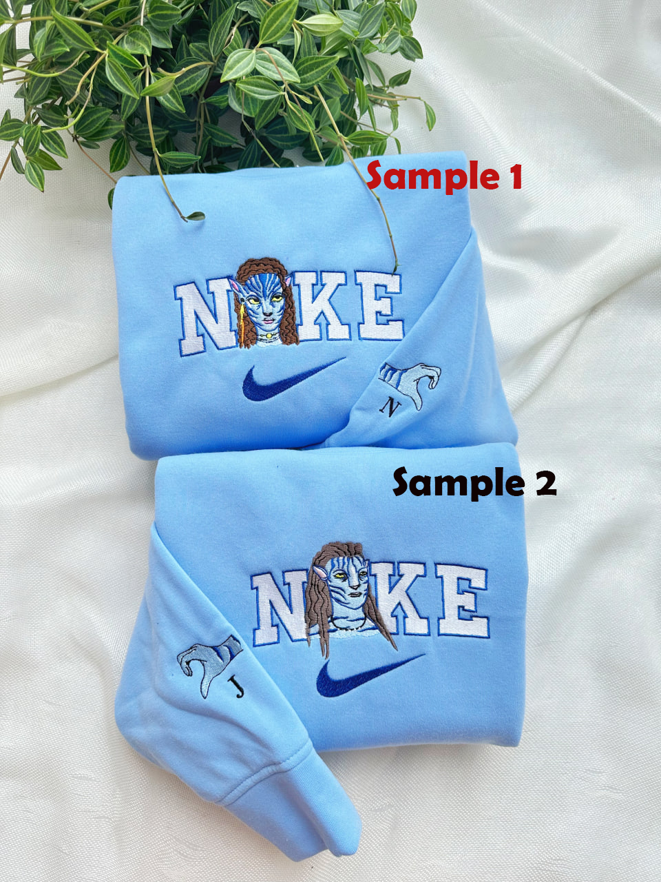 Avatar Jake Sully and Neytiri Couple x Brand NK1 Embroidered Sweatshirt/Tshirt/Hoodie