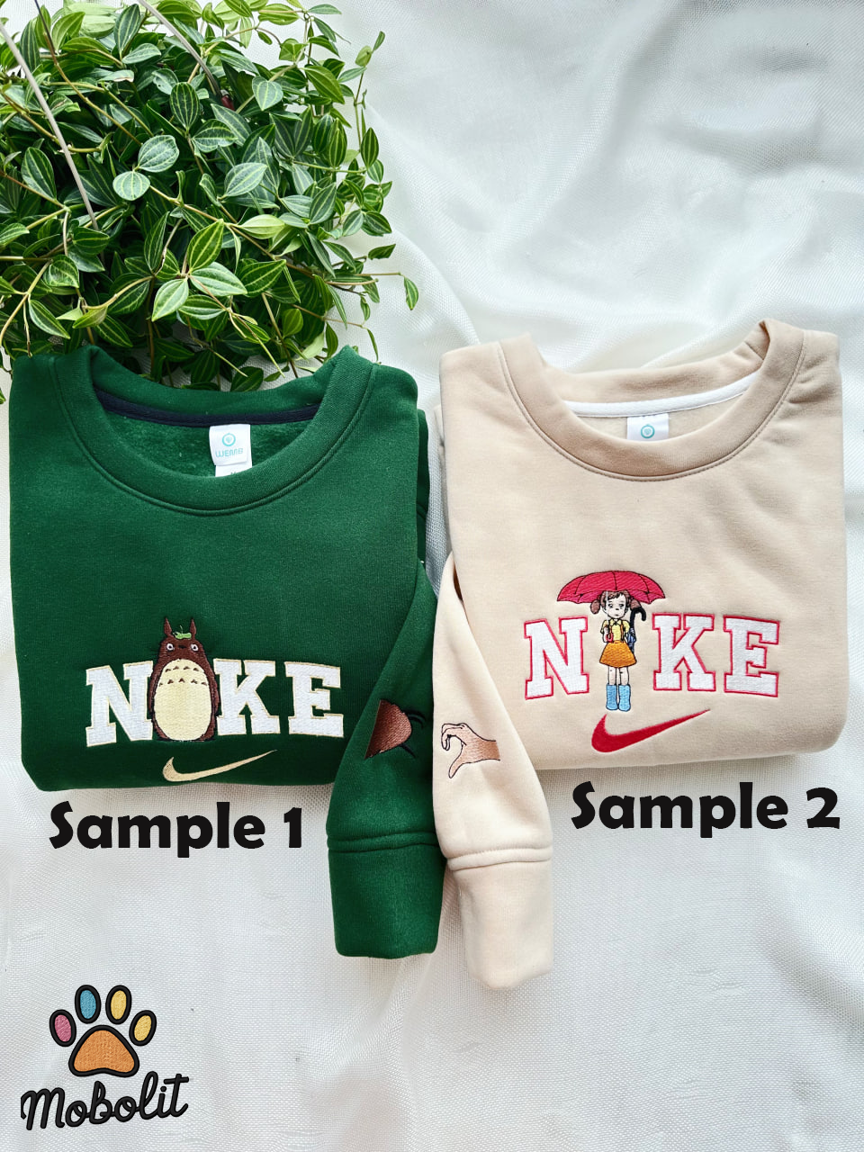 Totoro and Mei Couple x Brand NK1 Embroidered Sweatshirt/Tshirt/Hoodie