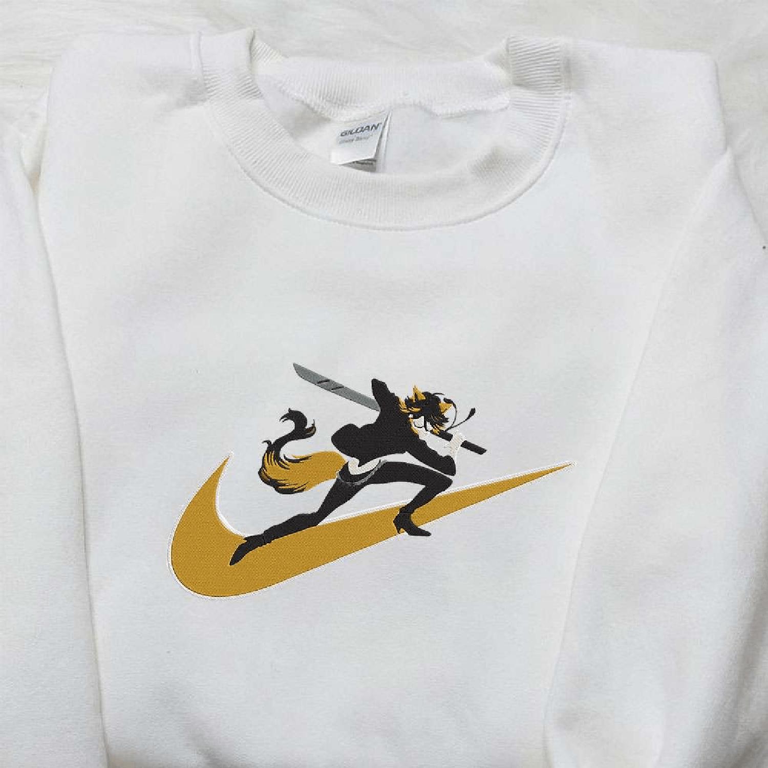 Yaiba x  Swoosh Anime  Fairy Tail  Hoodie Tshirt Embroidered Sweatshirt For Fan