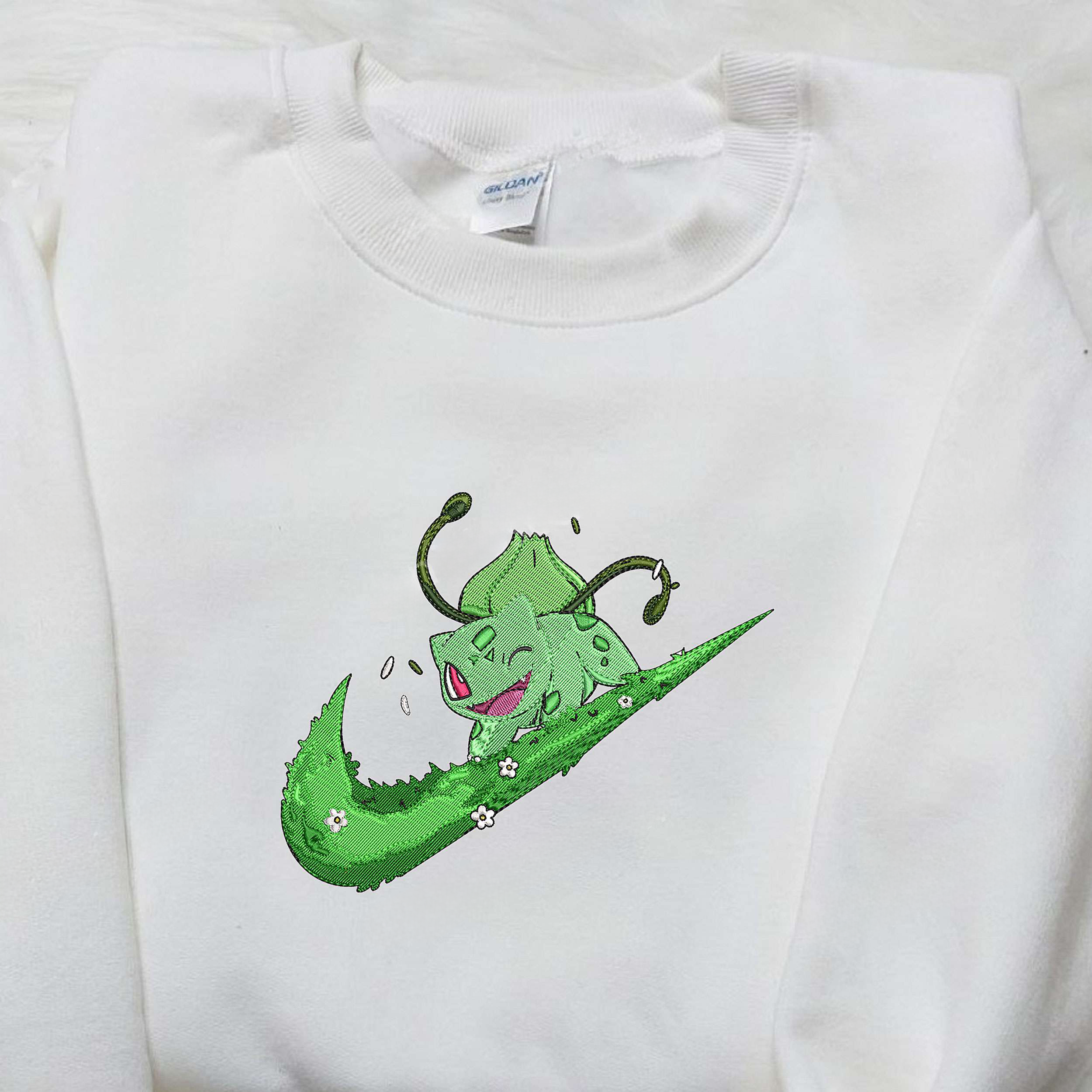 Bulbasaur Attack Custom Pokemon Hoodie Tshirt Embroidered Sweatshirt For Fan