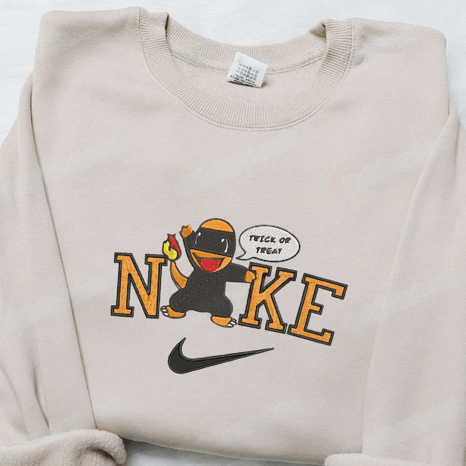 Charmander Ninja Anime Halloween Halloween Gift Ideas Hoodie Tshirt Embroidered Sweatshirt For Fan