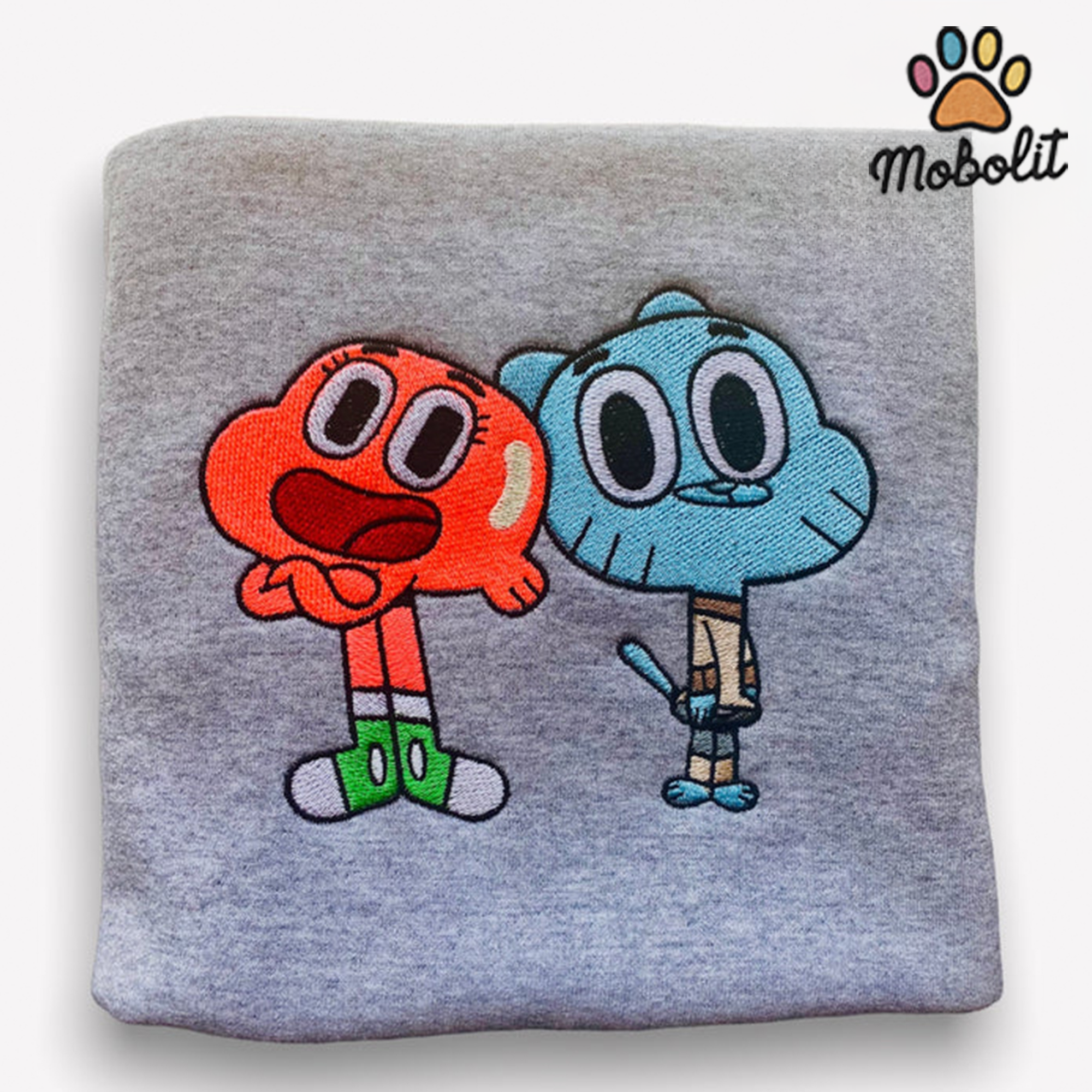 Amazing World Gumball Darwin Cartoon Colorful , Y2K Streetwear Aesthetic Personal Gift , Best Christmas Gif