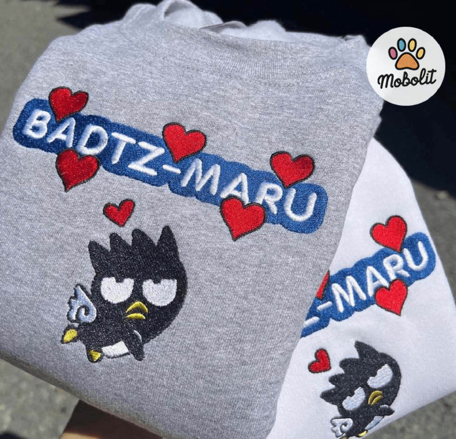 Badtz Maru Embroidered, Embroidery Sweatshirt Tshirt Hoodie For Fan