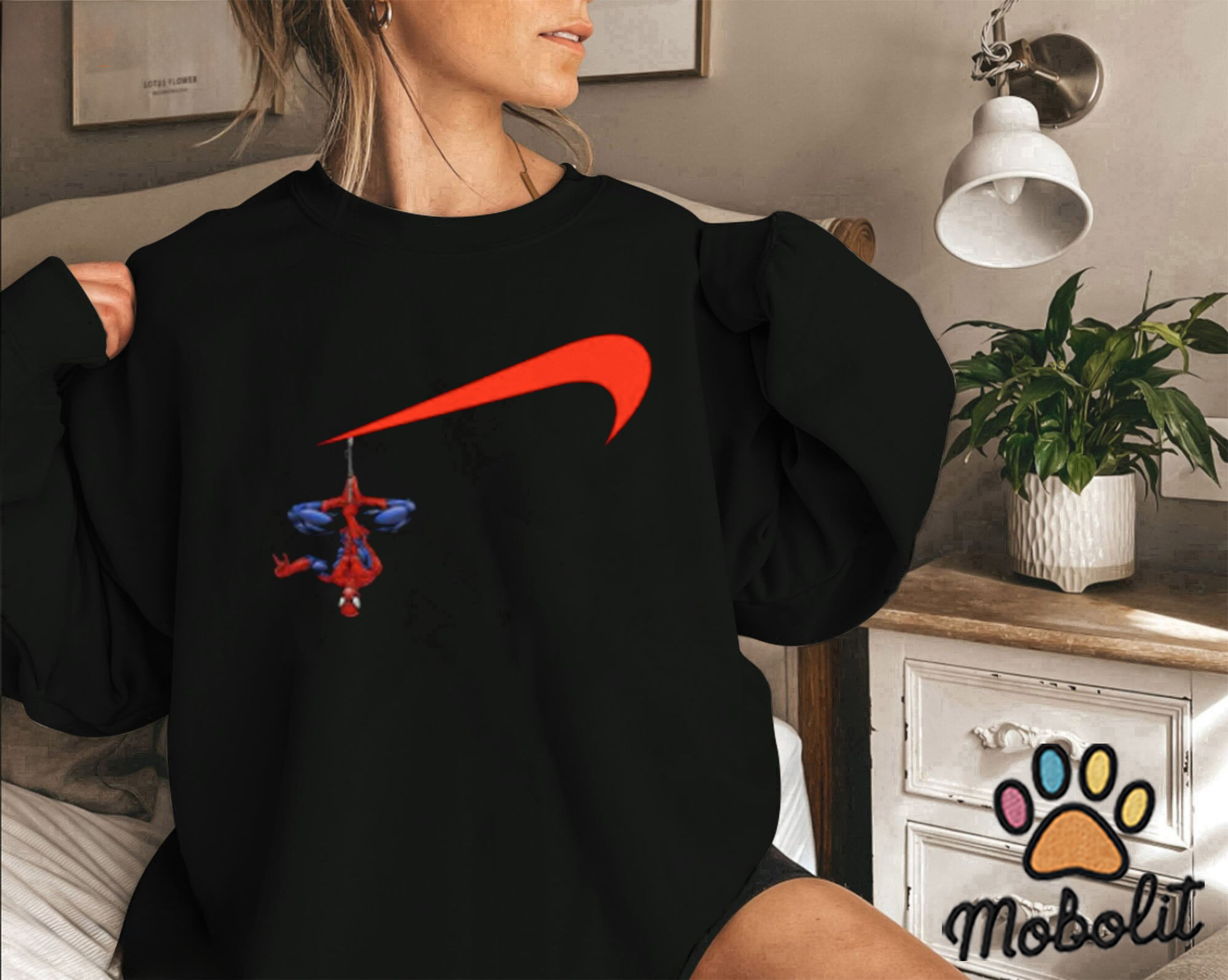 Spiderman No Way Home Birthday Xmas Gift for her, him Embroidered Shirt