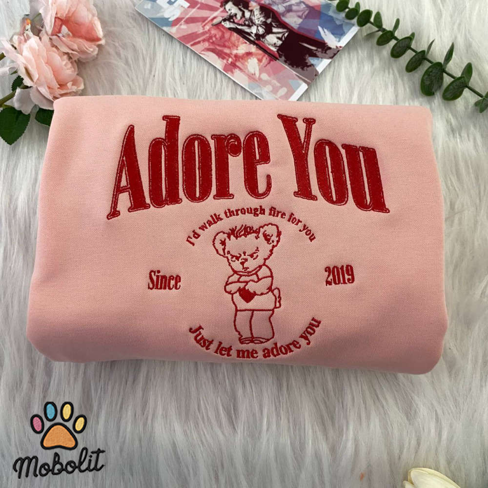 Adore You Harry Styles Embroidered T-shirt Sweatshirt Hoodie, Best Gifts