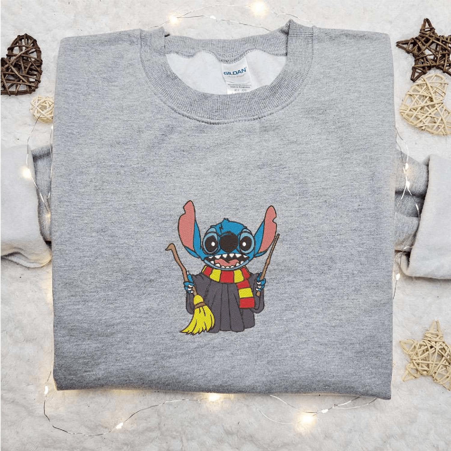 Stitch Harry Potter Lilo And Stitch Disney Gift Ideas Hoodie Tshirt Embroidered Sweatshirt For Fan