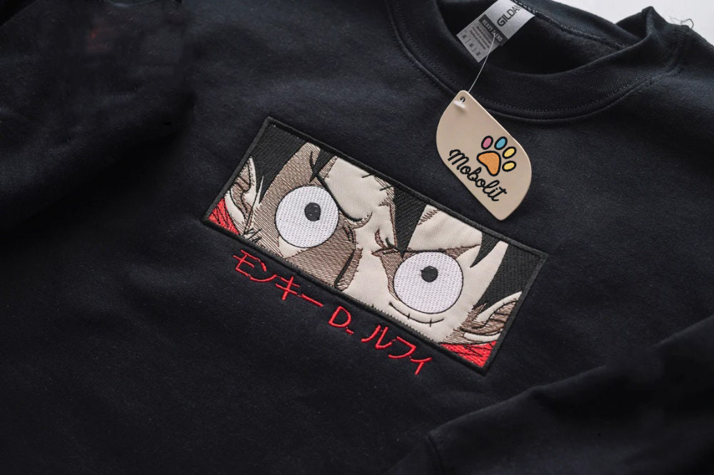 Pirates  Monkey D. Luffy One Piece Anime Gifts  Embroidered Sweatshirt Tshirt Hoodie For Fan