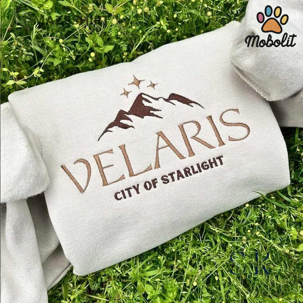 Velaris City Of Starlight Velaris Suriel Tea Company , Bookish  Hoodie Tshirt Embroidery Embroidered Sweatshirt For Fan