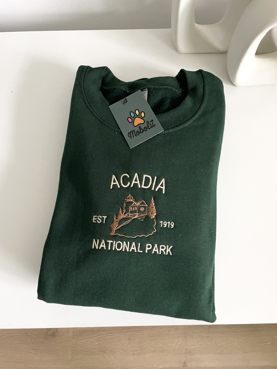 Acadia National Park Fall Travel Embroidered Shirt