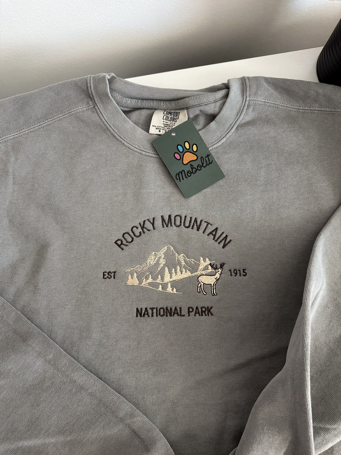 Rocky Mountains Embroidered Shirt  National Parks