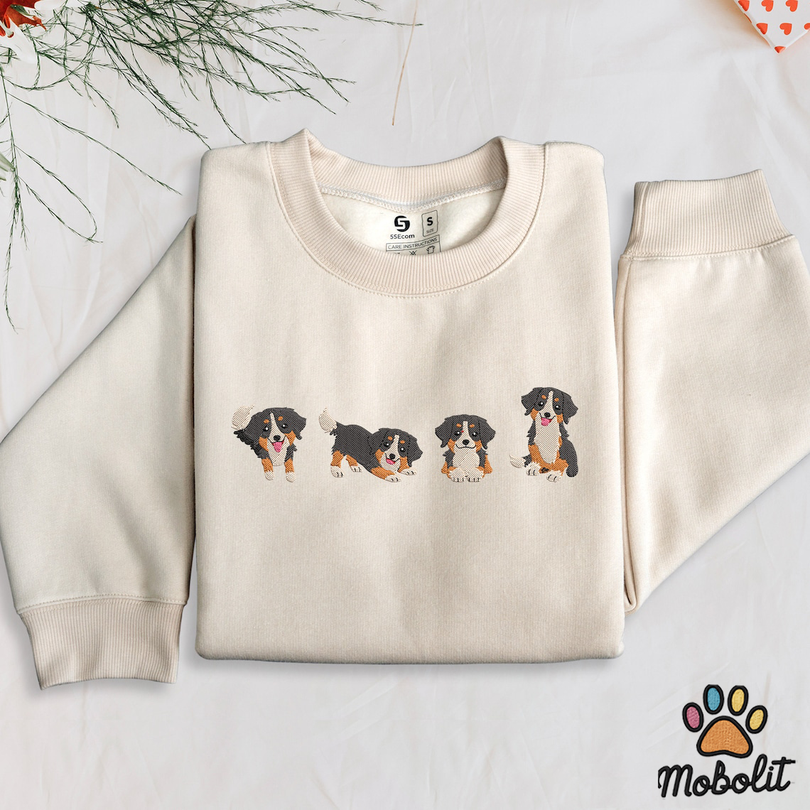 Bernese Mountain Dog shirt Dog Embroidered Shirt shirt Dog Lover Gift Meme Funny Shirt Dog shirt