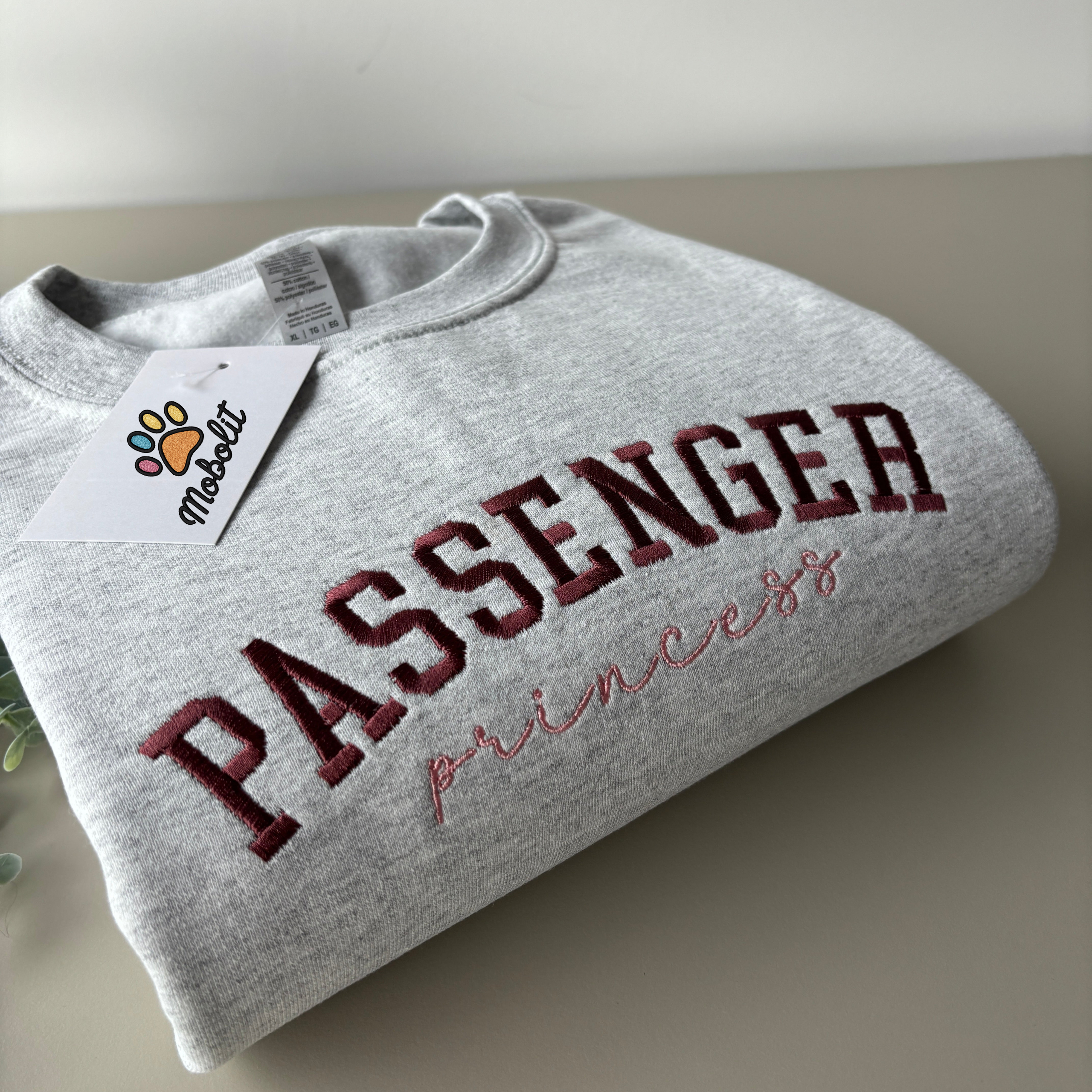 Passenger Princess  Embroidered T-shirt Sweatshirt, Best Gifts