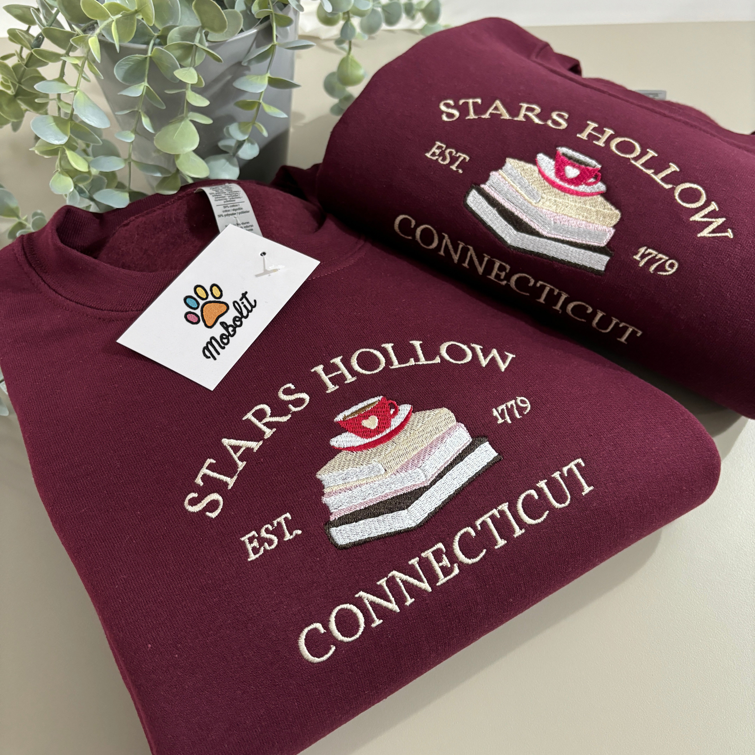 Stars Hollow Gilmore Girls  Embroidered T-shirt Sweatshirt, Best Gifts