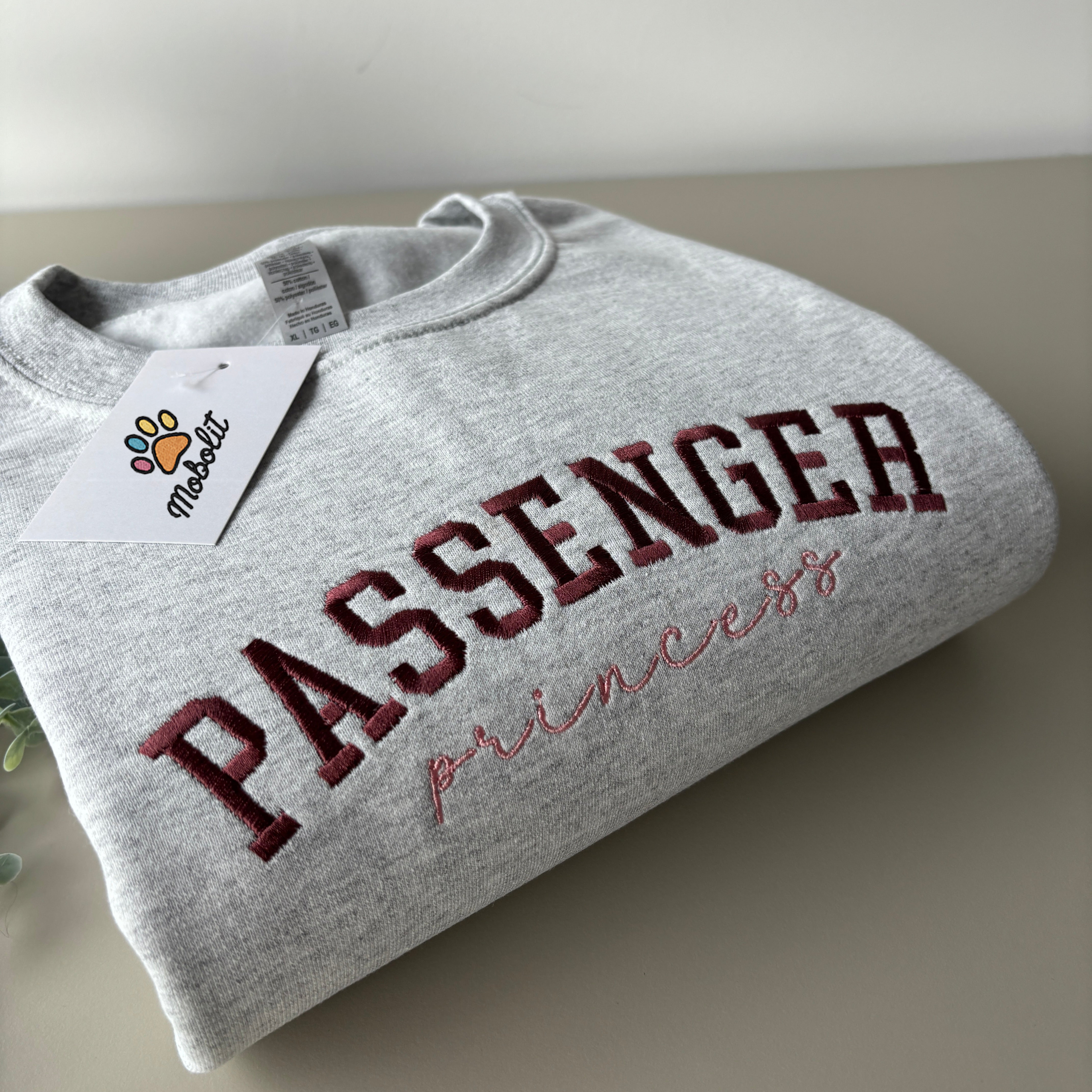 Passenger Princess  Embroidered T-shirt Sweatshirt, Best Gifts