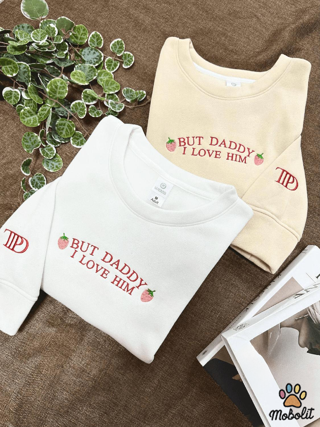 TS But Daddy I Love Him, Ttpd Embroidered Shirt Gift for her, Trending Embroidered Shirt, Music Embroidered Shirt