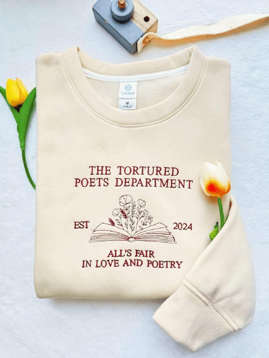 TTPD Album Vintage, The Tortured Poets Department Shirt, TS The Tortured Member Embroidered Shirt Gift for her