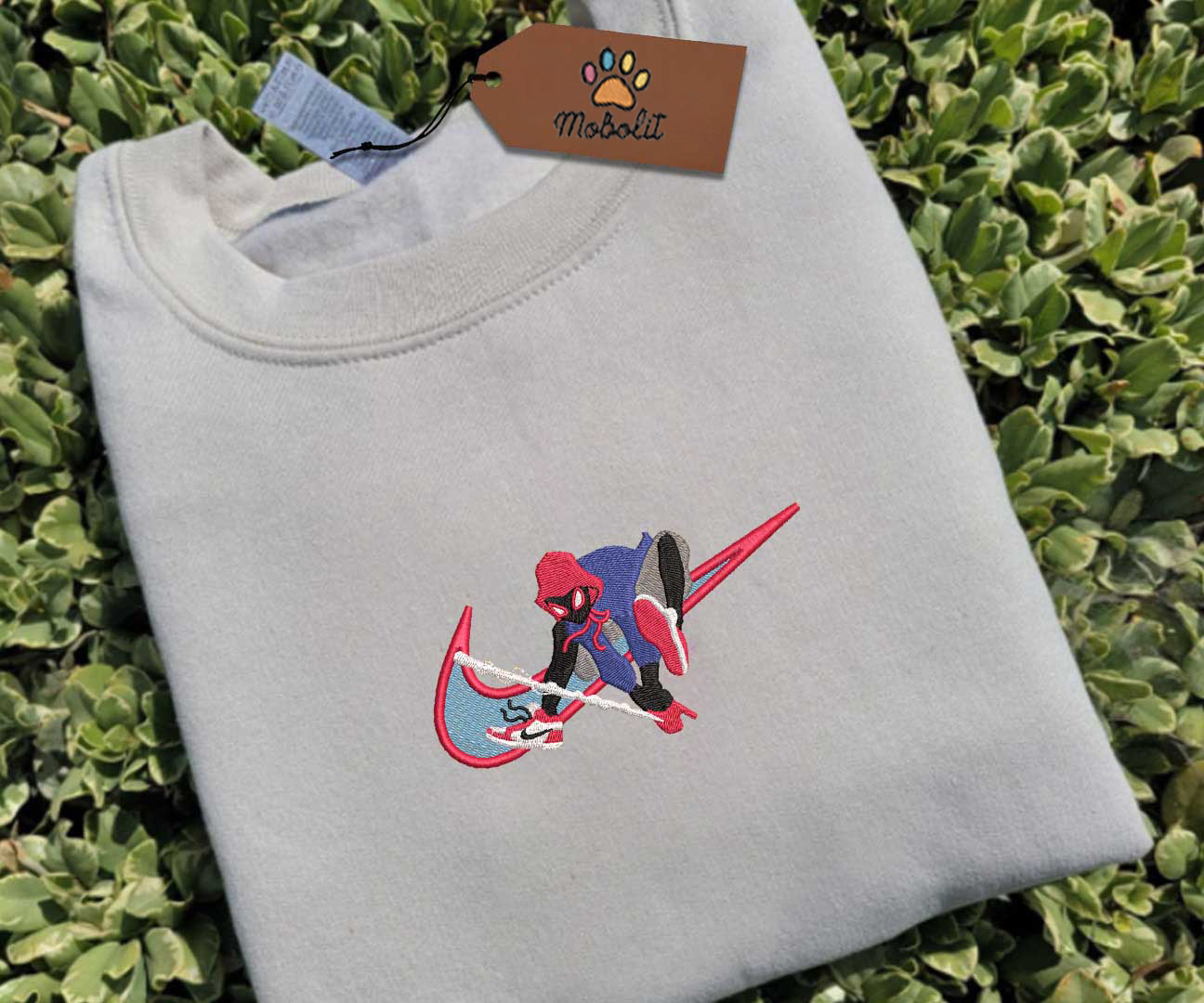 Spider Man Embroidered Sweatshirt, Inspired Brand Embroidered Sweatshirt, Super Heroes Shirt