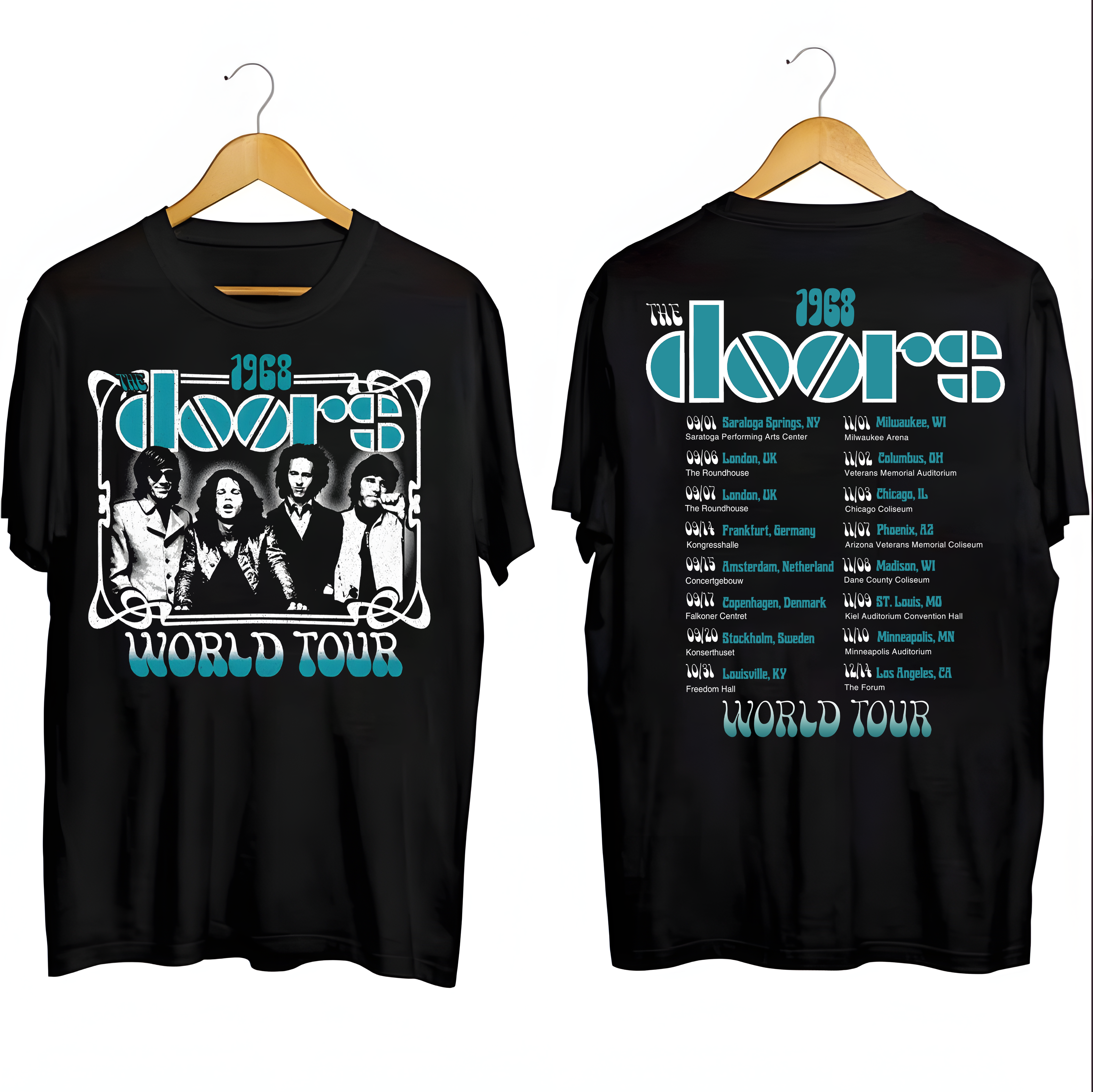 New Doors Merch 1968 Tour Shirt