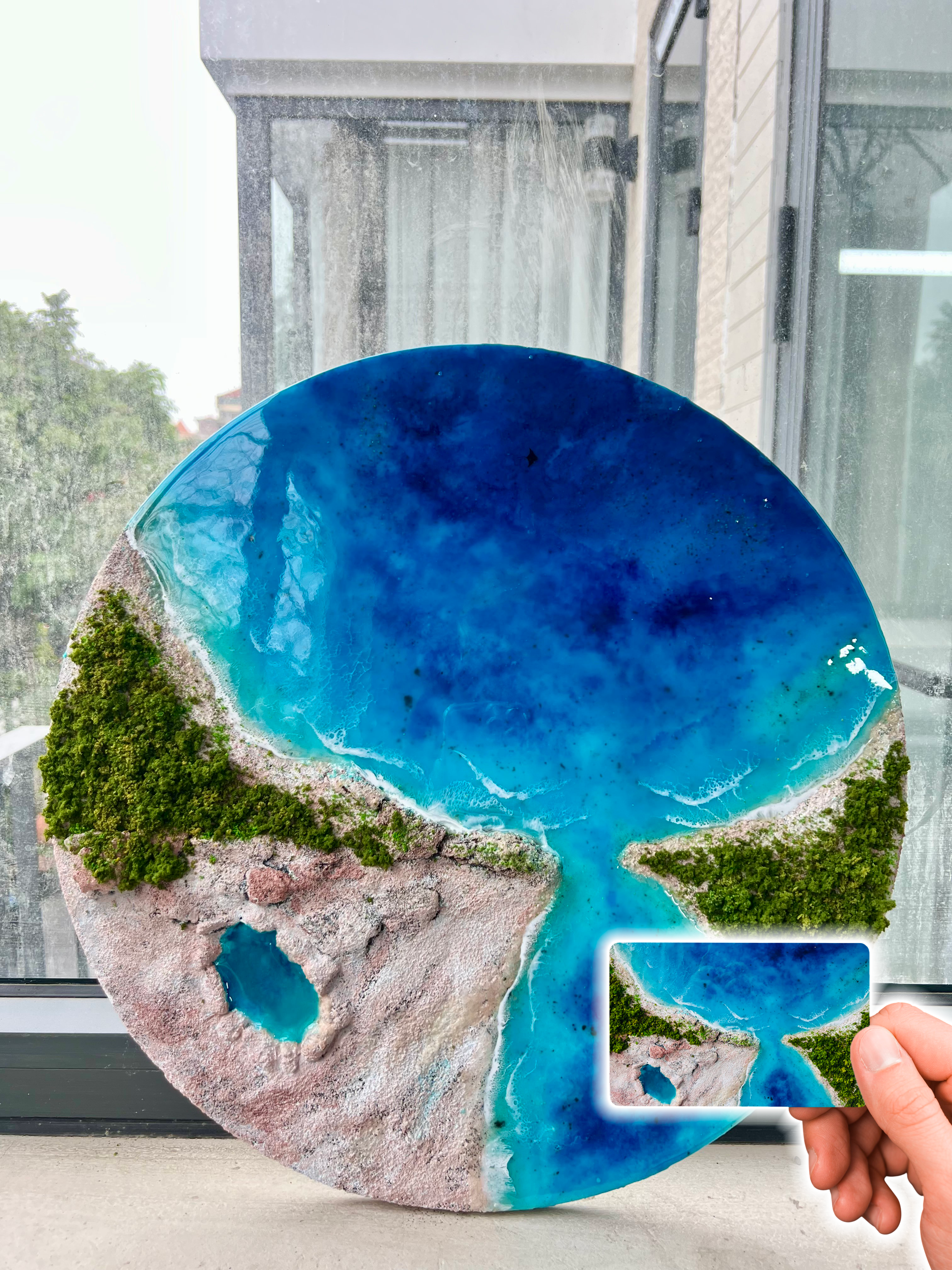 Create Your Own Ocean Memory Resin Art | Made from Your Photo