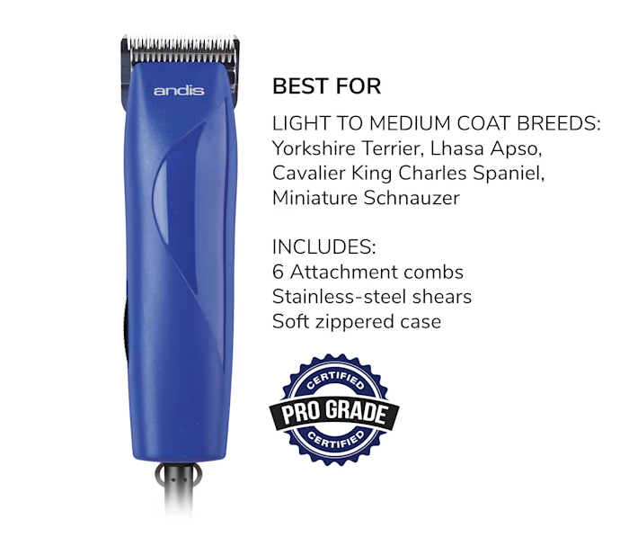 Andis Easy Clip Groom Clipper Kit For Dogs