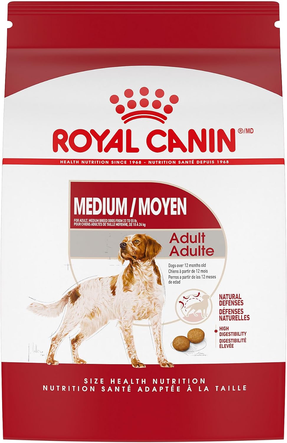 Royal Canin Size Health Nutrition Medium Adult Dry Dog Food, 30 lbs.