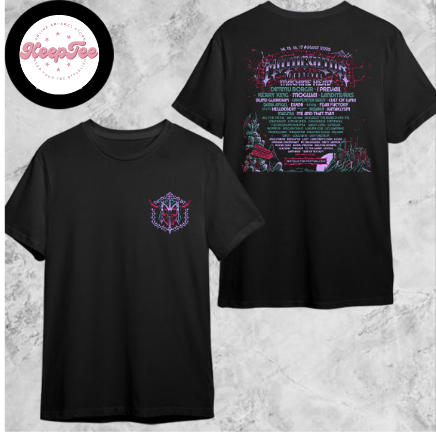 New Motocultor Festival 2025 Concert 2025 Shirt, Motocultor Festival 2025 Lineup Two Sides Shirt