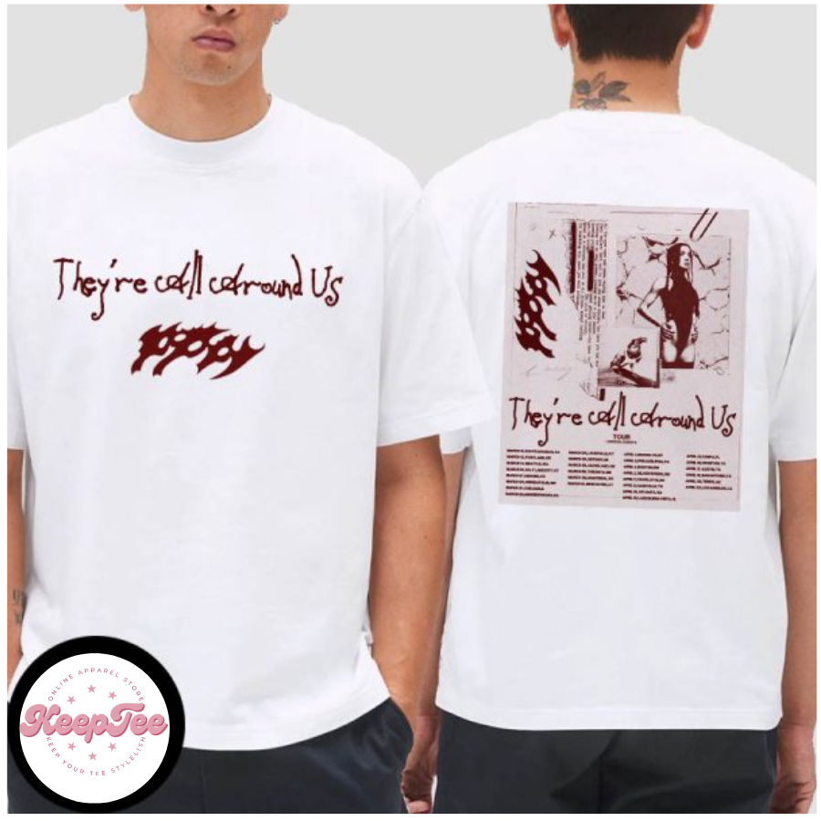 New Poppy TheyRe All Concert 2025 Shirt, Poppy TheyRe All Around Us 2025 Tour Dates Shirt
