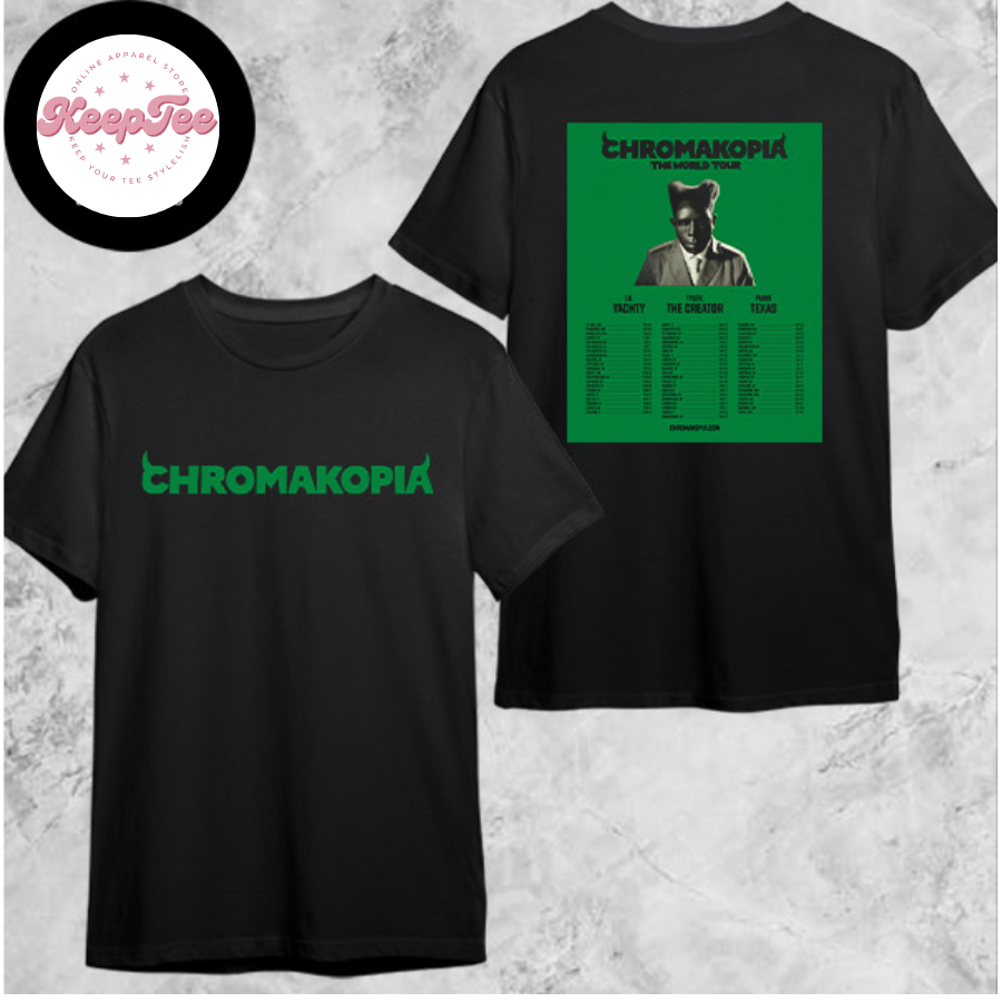 New Tyler, The Creator Concert 2025 Shirt, Tyler, The Creator Chromakopia World Tour Dates 2025 Shirt
