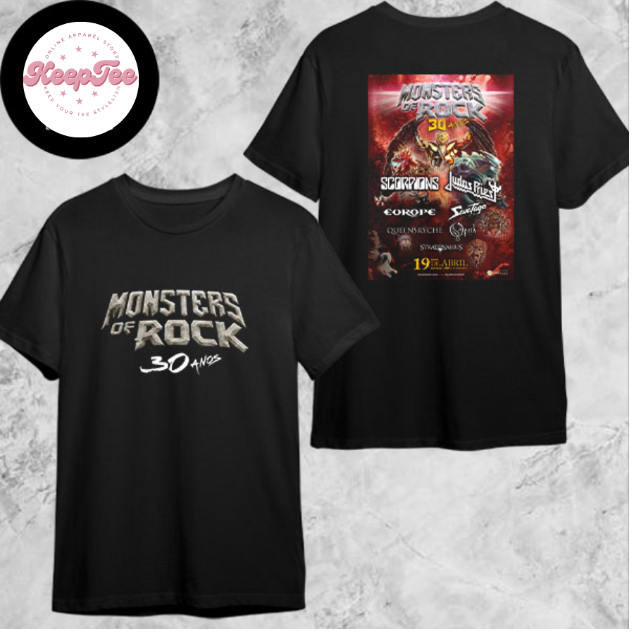 New Monsters Of Rock Concert 2025 Shirt, Monsters Of Rock 2025 Lineup Shirt