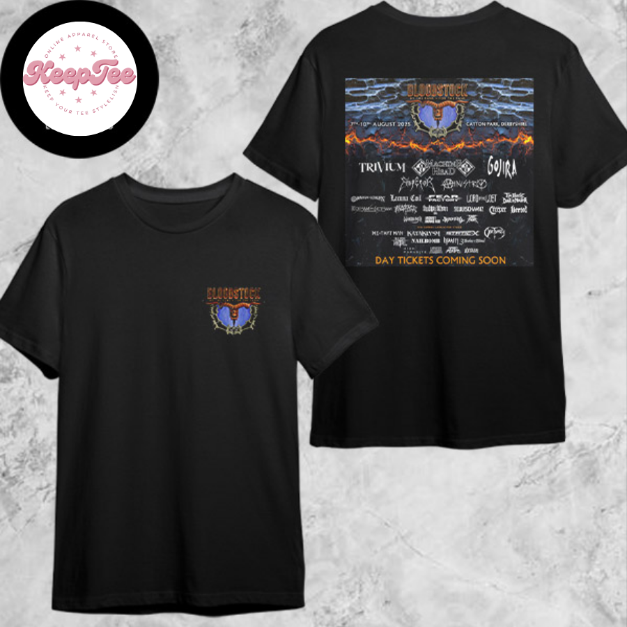 New Bloodstock Festival 2025 Concert 2025 Shirt, Bloodstock Festival 2025 Lineup On 7Th-10Th August 2025 At Catton Park Walton Shirt