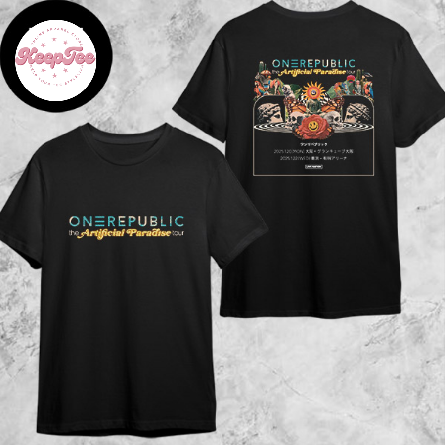 New Onerepublic Artificial Paradise Concert 2025 Shirt, Onerepublic Artificial Paradise Japan Tour 2025 Shirt