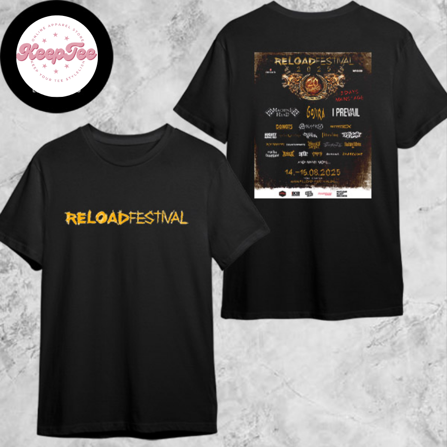 Reload Festival 2025 Concert 2025 Shirt, Reload Festival 2025 Lineup Shirt