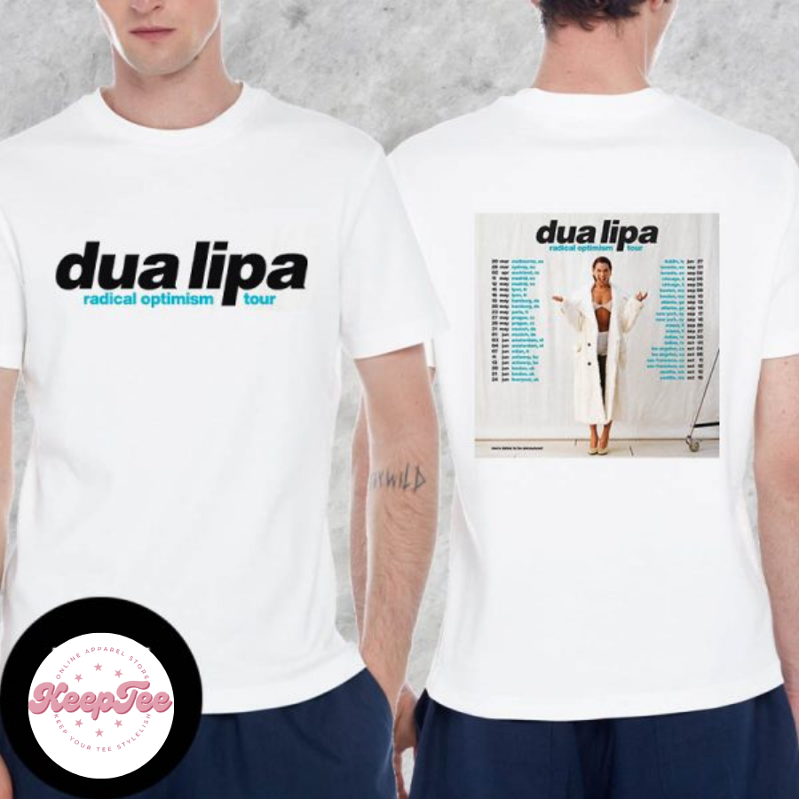 Dua Lipa Radical Concert 2025 Shirt, Dua Lipa Radical Optimism Tour 2025 Tour Date Shirt
