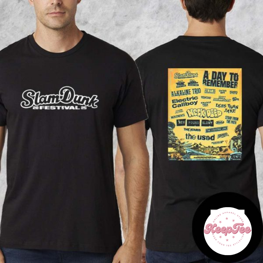 New Slam Dunk Festival Concert 2025 Shirt, Slam Dunk Festival 2025 Lineup Shirt