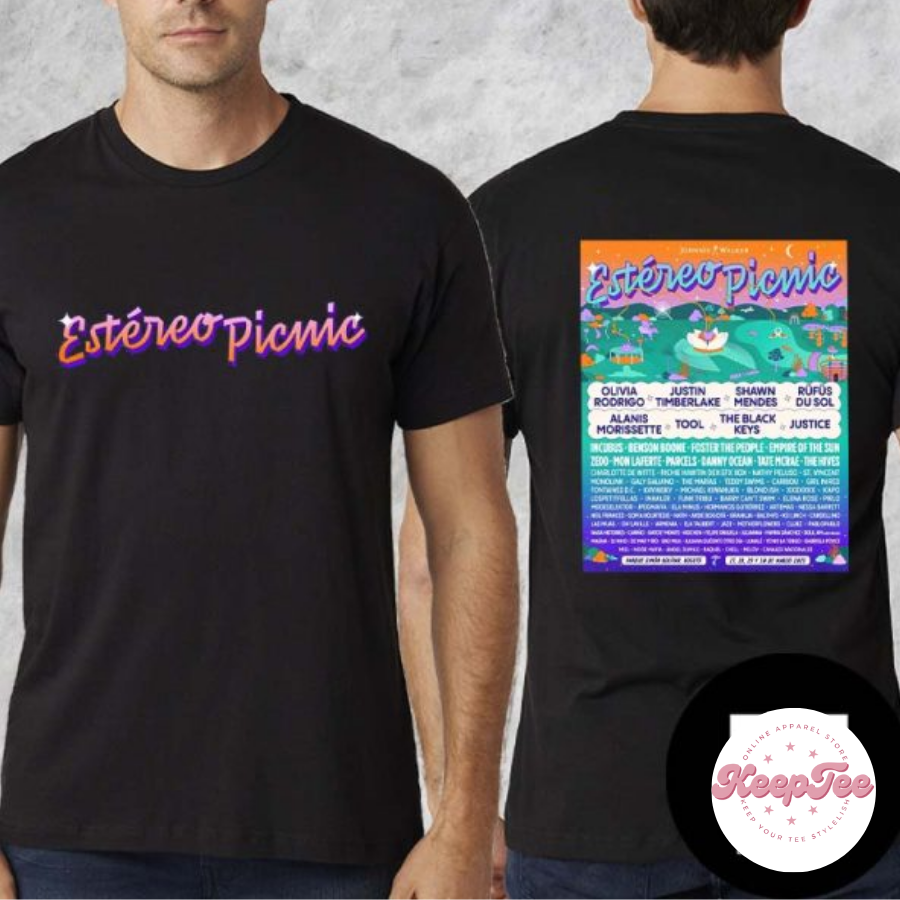 New Festival Estreo Picnic Concert 2025 Shirt, Festival Estreo Picnic 2025 Lineup Shirt