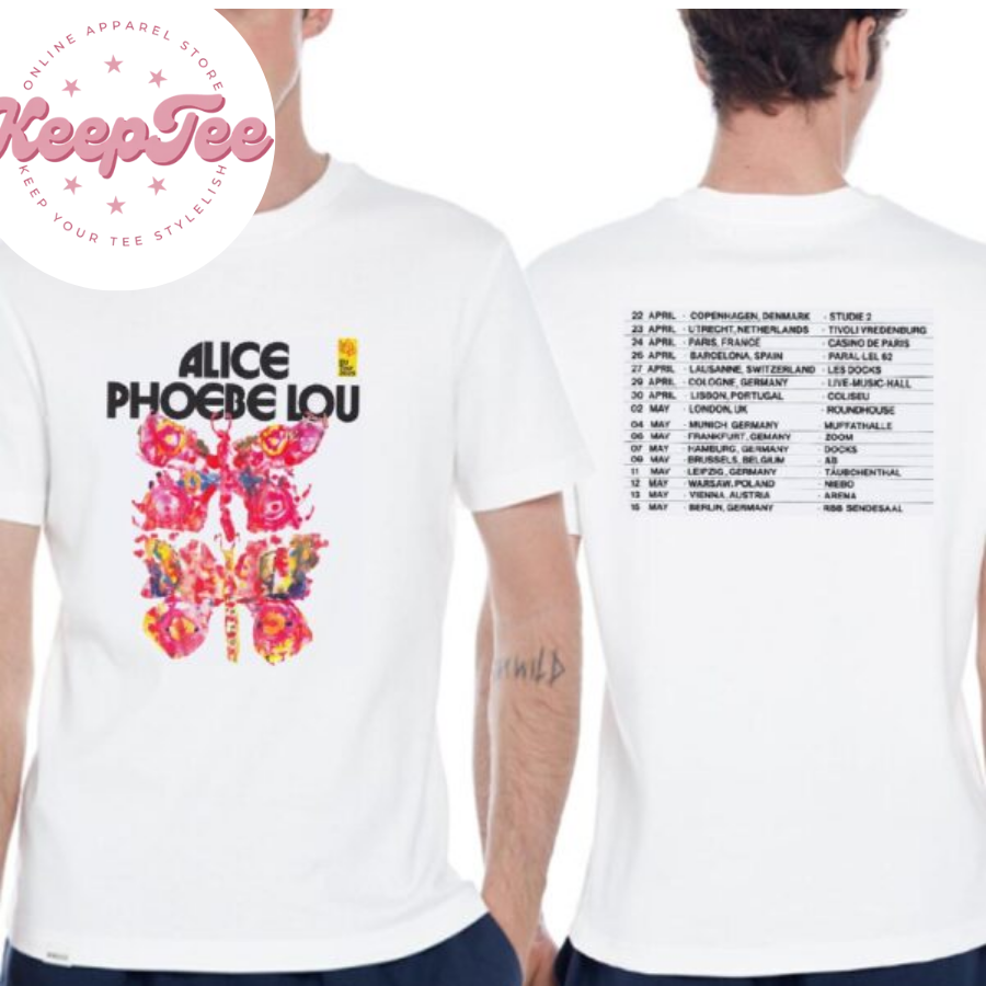 New Alice Phoebe Lou Concert 2025 Shirt, Alice Phoebe Lou European Tour 2025 Dates Schedule Shirt