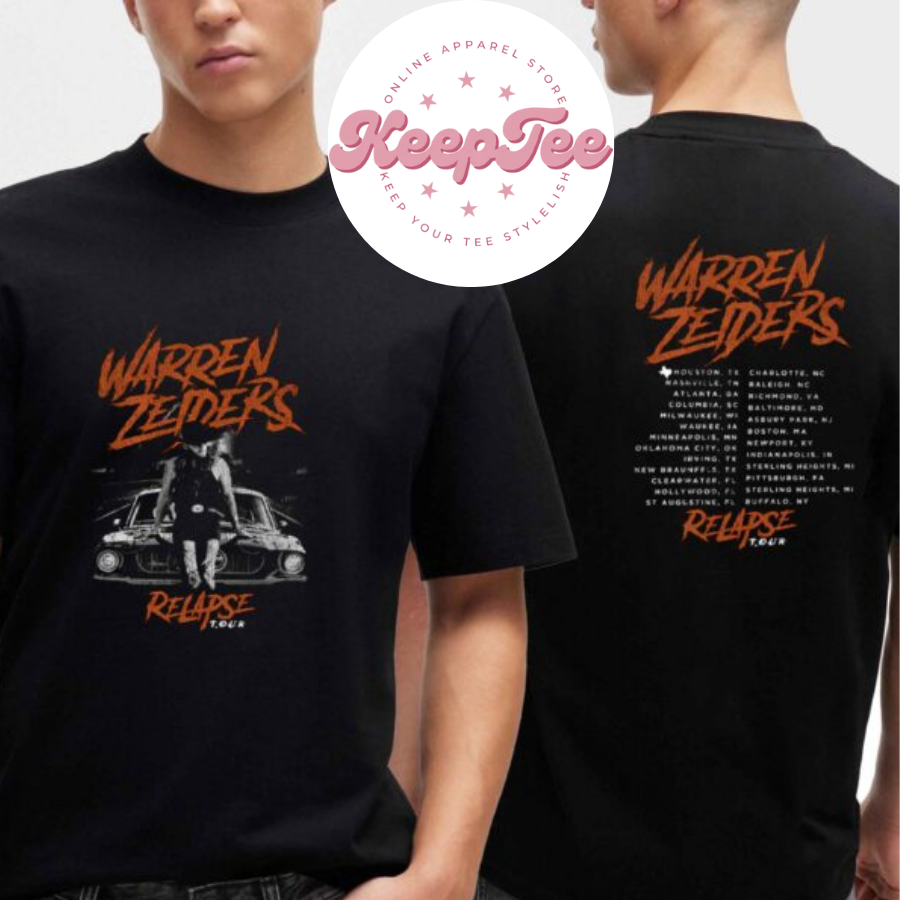 New Warren Zeiders Relapse Concert 2025 Shirt, Warren Zeiders Relapse Lies And Betrayal Tour Dates 2025 Shirt